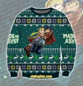 Made in Abyss 3D Printed Ugly Christmas Sweatshirt