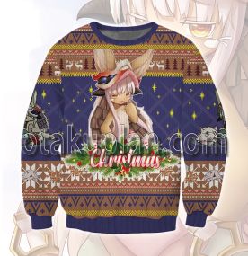 Made in Abyss Nanachi Cute3D Printed Ugly Christmas Sweatshirt