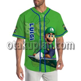 Mario Sports Luigi Custom Name Shirt Jersey