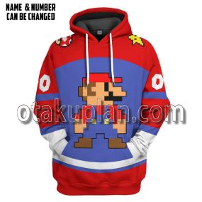 Mario Sports Ver 2 Custom Name Custom Number T-Shirt Hoodie
