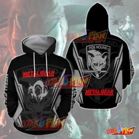 Metal Gear Solid All Over Print Pullover Hoodie