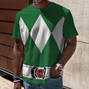 Mighty Morphin Power Rangers Green Ranger Cosplay T-shirt