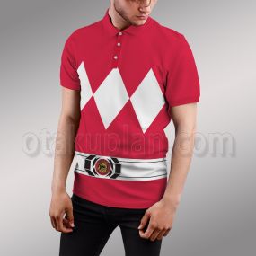 Mighty Morphin Power Rangers Red Ranger Polo