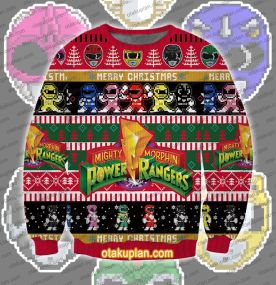 Mighty Morphin Power Rangers Ugly Christmas Sweatshirt