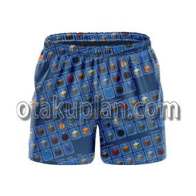 Minecraft Material Element Table Board Shorts Swim Trunks