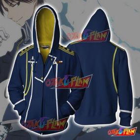 Fullmetal Alchemist Roy Mustang Hoodie Cosplay Jacket Zip Up