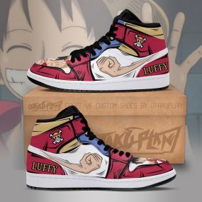 Monkey D Luffy Gomu Gomu One Piece Anime Sneakers Shoes