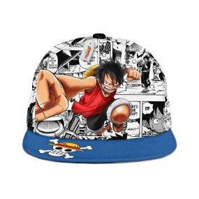 Monkey D Luffy One Piece Snapback Anime Hat