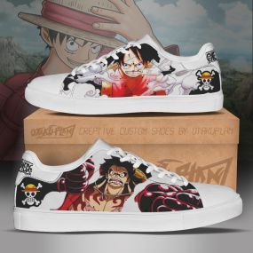 Monkey D Luffy Skate One Piece Anime Sneakers Shoes
