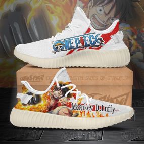 Monkey D Luffy Skill One Piece Anime Sneakers Shoes