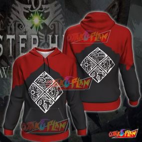 Monster Hunter All Over Print Pullover Hoodie