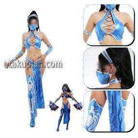 Mortal Kombat Kitana Blue Cosplay Costume