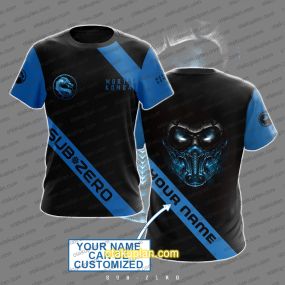 Mortal Kombat Sub Zero Custom Name T-shirt