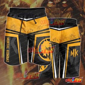 Mortal Kombat Yellow For Men Shorts