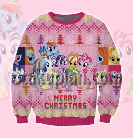 My Little Pony Friendship Is Magic V1 3D Printed Ugly Christmas Sweatshirt