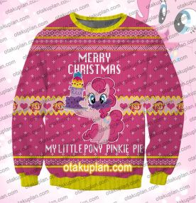 My Little Pony Pinkie Pie 3D Print Ugly Christmas Sweatshirt