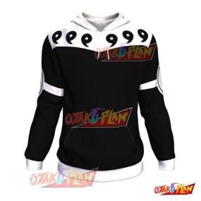 Anime 6 Paths Black All Over Print Pullover Hoodie
