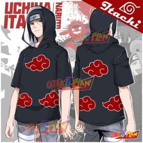 Anime Itachi Uchiha Hooded T-shirt