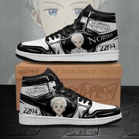 Norman The Promised Neverland Anime Sneakers Shoes