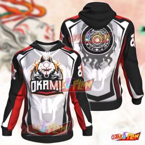 Okami Game All Over Print Pullover Hoodie