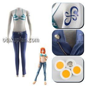 One Piece After Two Years Nami Sailor Suit Cosplay Costume