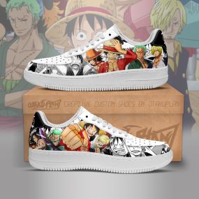 One Piece Air Mixed Style Anime Sneakers Shoes