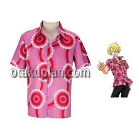 One Piece Sanji T Shirt Cosplay Costume