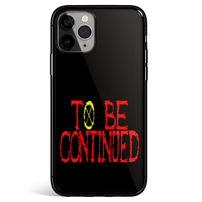 One Piece To be Continued Tempered Glass iPhone Case