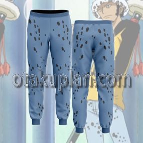 One Piece Trafalgar D Water Law Onigashima Cosplay Jogger Pants