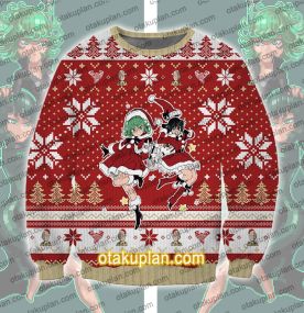 One Punch Man Tatsumaki Fubuki 3D Print Ugly Christmas Sweatshirt