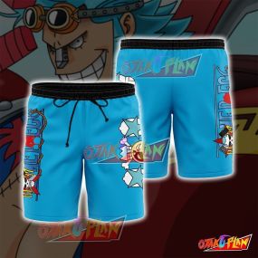 One Piece Franky Blue Shorts