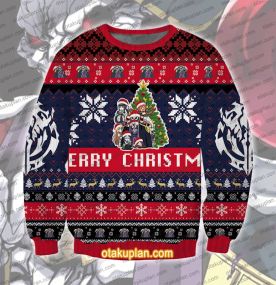 Overlord Ainz Ooal Gown 3D Printed Ugly Christmas Sweatshirt
