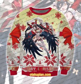 Overlord Albedo Hot Christmas Outfit 3D Printed Ugly Christmas Sweatshirt