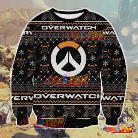 Overwatch 3D Print Ugly Christmas Sweatshirt