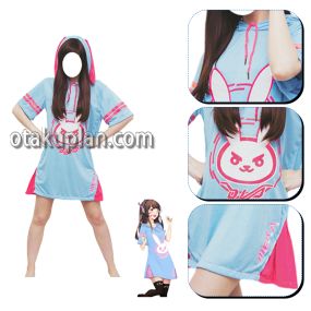 Overwatch D.Va Household Clothes Cosplay Costume