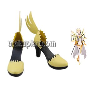 Overwatch Mercy Magical Girl Cosplay Shoes