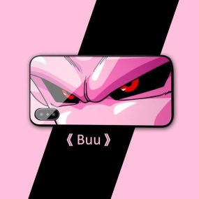 Pink Buu Eyes Temepered Tempered Glass iPhone Case