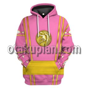Pink Ninja Mighty Morphin Power Rangers T-Shirt Hoodie