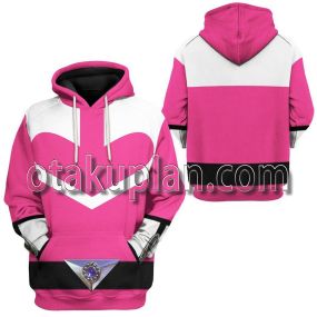 Pink Power Rangers Time Force T-Shirt Hoodie
