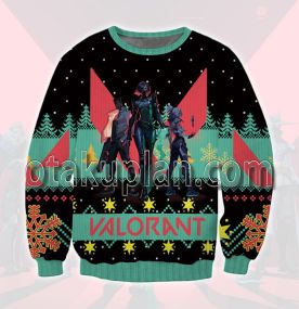 Play As One Valorant 3D Printed Ugly Christmas Sweatshirt