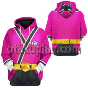 Power Rangers Samurai Pink T-Shirt Hoodie