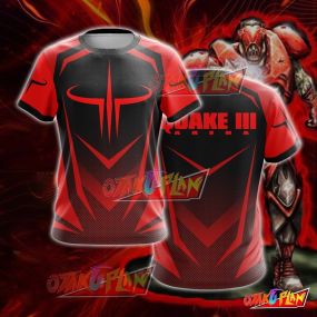 Quake Cosplay T-shirt Red