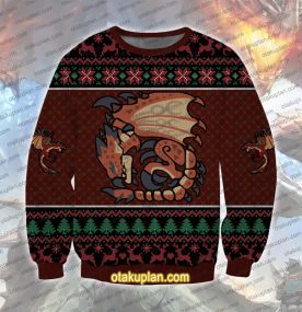 Rathalos Monster Hunter Ugly Christmas Sweatshirt