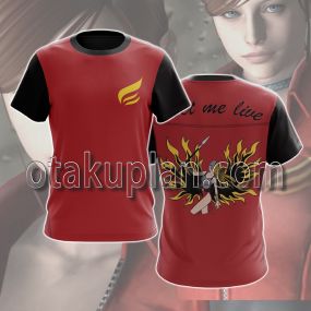 Resident Evil Code Veronica X Claire Redfield Coat Cosplay T-shirt
