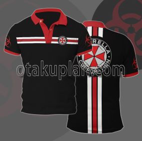 Resident Evil Logo Black Polo Shirt
