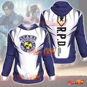 Resident Evil Stars Raccoon All Over Print Pullover Hoodie