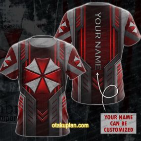 Resident Evil Umbrella Corporation Custom Name T-shirt