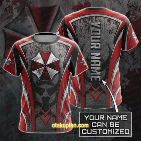 Resident Evil Umbrella Corporation Custom Name T-shirt V3