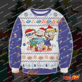 Rugrats 0511 3D Print Ugly Christmas Sweatshirt