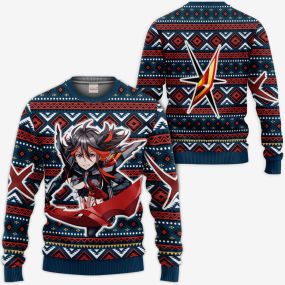 Ryuko Matoi Ugly Christmas Sweater Kill La Kill Hoodie Shirt